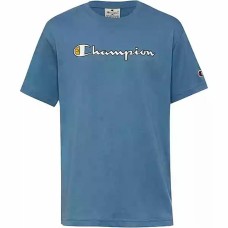 Camiseta Deportiva de Manga Corta Champion Añil
