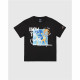 Camiseta Deportiva de Manga Corta Champion Negro