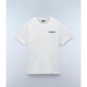 Men’s Short Sleeve T-Shirt Napapijri S-Linth Ss White