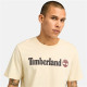 Camiseta de Manga Corta Hombre Timberland Kennebec River Linear Logo