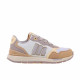 Zapatillas Casual Mustang Compact Blanco Marrón claro