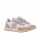Zapatillas Casual Mustang Compact Blanco Marrón claro