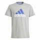 Camiseta de Manga Corta Niño Adidas Essentials Big Logo Gris