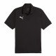 Polo de Manga Corta Puma Individual Padel Negro