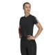Women’s Short Sleeve T-Shirt Adidas Powerreact Black