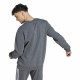 Sudadera sin Capucha Hombre Adidas Bl Fl  Gris