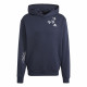Sudadera con Capucha Hombre Adidas Bl Fl Hd Q3 Fl Azul Azul marino