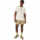 Camiseta de Manga Corta Asics Fujitrail Logo Ss Top Beige
