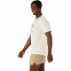Camiseta de Manga Corta Asics Fujitrail Logo Ss Top Beige