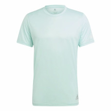 Camiseta de Manga Corta Hombre Adidas Run It Aguamarina