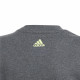 Child's Short Sleeve T-Shirt Adidas Essentials Big Logo Grey