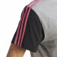 Women’s Short Sleeve T-Shirt Adidas 3S Cr Grey