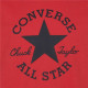 Child's Short Sleeve T-Shirt Converse Sustainable Core Sse Red
