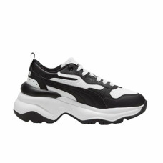 Zapatillas Casual de Mujer Puma Cilia Wedge Blanco Negro