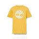 Camiseta de Manga Corta Hombre Timberland Kennebec River Tree Logo Short Amarillo