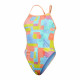 Women’s Bathing Costume Speedo Speedo Allover Digital V-Back Blue