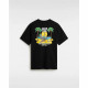 Camiseta de Manga Corta Hombre Vans Down Time Negro