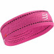 Cinta Deportiva para la Cabeza Compressport Thin On/Off Rosa Fucsia