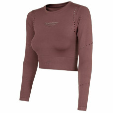 Sudadera sin Capucha Mujer 4F Rojo Oscuro