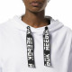 Sudadera con Capucha Mujer Reebok Wor Blanco