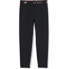Sports Leggings for Children 4F Black