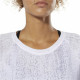 Camiseta para Mujer sin Mangas Reebok Burnout Blanco