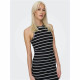 Vestido Only Onlbelfast Stripe Negro