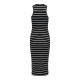 Vestido Only Onlbelfast Stripe Negro