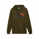 Sudadera con Capucha Hombre Puma Ess+ 2 Col Big Logo Marrón