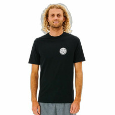 Camiseta Rip Curl Icons Of Surf Negro Hombre