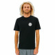 Camiseta Rip Curl Icons Of Surf Negro Hombre