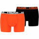 Men's Boxer Shorts Head Basic Black Orange