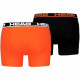 Men's Boxer Shorts Head Basic Black Orange