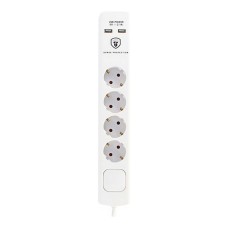 4-socket plugboard with power switch TM Electron 230 V