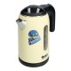 Electric Kettle with LED Light TM Electron Stainless steel Cream