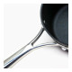Saucepan with Lid Amercook Black Terracotta Oven Stainless steel Aluminium (Ø 18 cm)