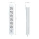 Power Socket - 6 Sockets with Switch TM Electron 3680 W