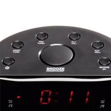 Alarm Clock Denver Electronics Black