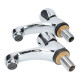 Juego de Grifos Fontastock Zinc