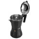 Cafetera Italiana Fagor Negro Aluminio