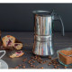 Cafetera Italiana Fagor Negro Acero Inoxidable 60 ml