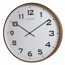 Reloj de Pared Timemark Marrón Madera 50 x 50 cm