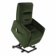 Reclining Armchair Astan Hogar Relax Green Velvet