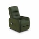 Reclining Armchair Astan Hogar Relax Green Velvet