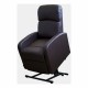 Reclining Armchair Astan Hogar Relax Chocolate Synthetic Leather