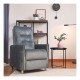 Reclining Armchair Astan Hogar Relax Manual Grey Velvet