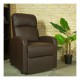 Reclining Armchair Astan Hogar Relax Manual Chocolate Synthetic Leather