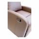 Reclining Armchair Astan Hogar Relax Manual Chocolate Synthetic Leather