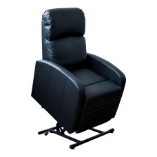 Reclining Armchair Astan Hogar Relax Black Synthetic Leather