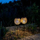Solar lamp Lumisky Agadir Bronze (2 Units)